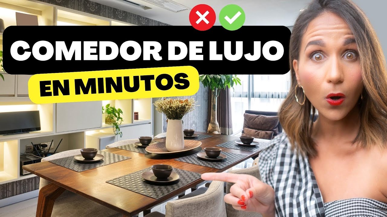 Cómo diseñar un comedor que sea funcional y elegante