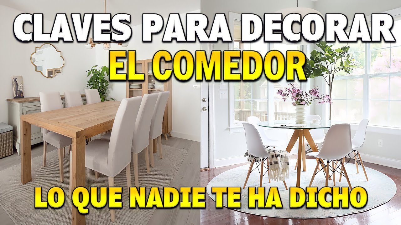 Ideas para un comedor que sea elegante y cómodo