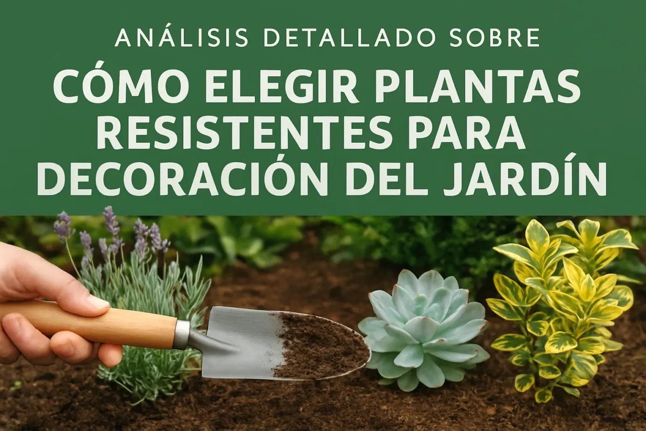 análisis detallado sobre Cómo elegir plantas resistentes para la decoración del jardín