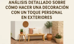 análisis detallado sobre Cómo hacer una decoración con un toque personal en exteriores