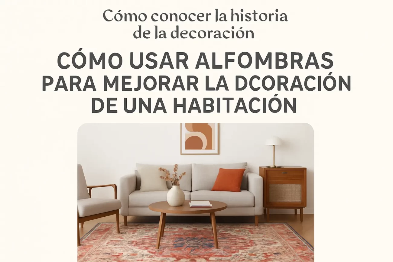 cómo conocer la historia de la decoración Cómo usar alfombras para mejorar la decoración de una habitación