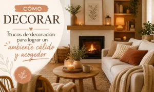 cómo decorar Trucos de decoración para lograr un ambiente cálido y acogedor