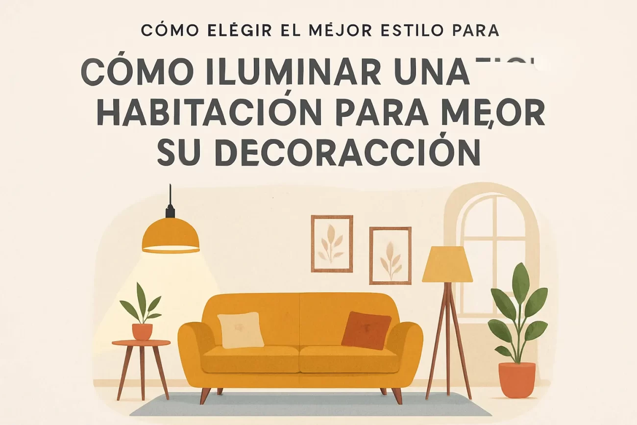 cómo elegir el mejor estilo para Cómo iluminar una habitación para mejorar su decoración