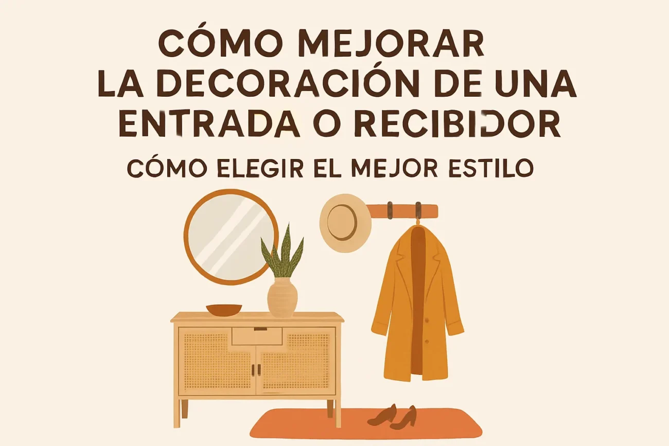 cómo elegir el mejor estilo para Cómo mejorar la decoración de una entrada o recibidor