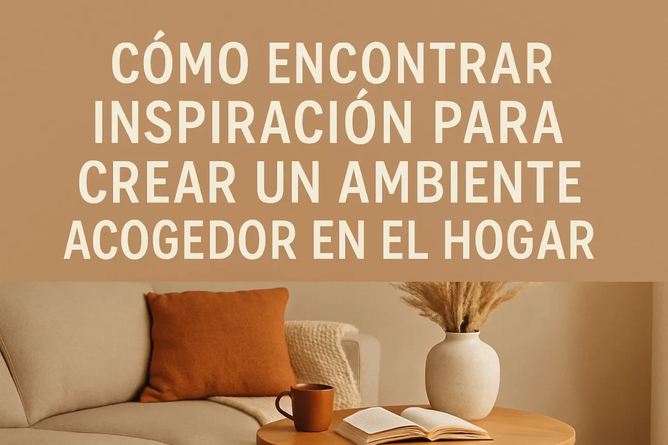 cómo encontrar inspiración para Cómo crear un ambiente acogedor en el hogar