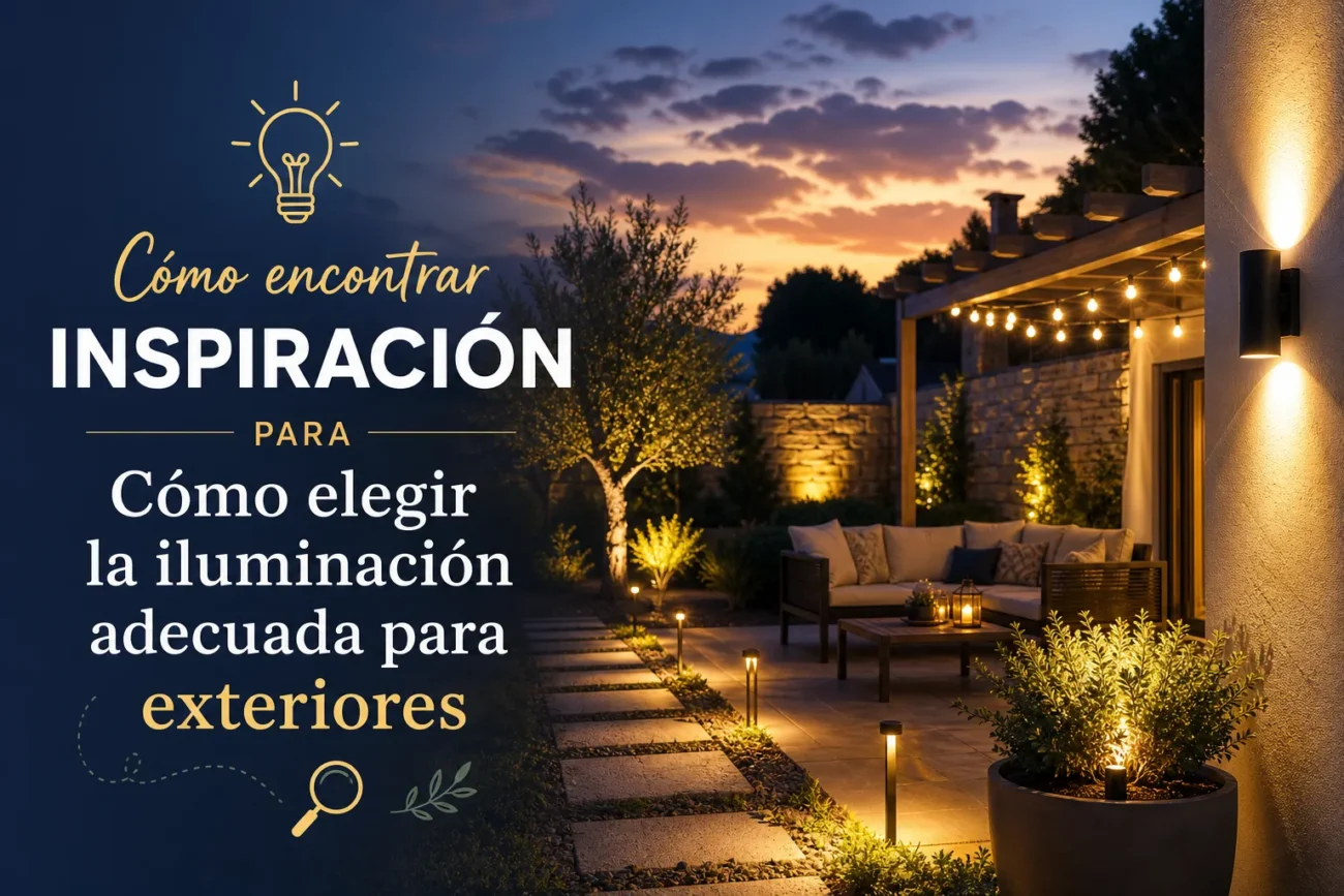 cómo encontrar inspiración para Cómo elegir la iluminación adecuada para exteriores