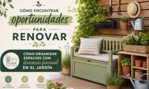 cómo encontrar oportunidades para renovar Cómo organizar espacios con decoración funcional en el jardín
