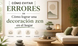 cómo evitar errores en Cómo lograr una decoración zen en el hogar