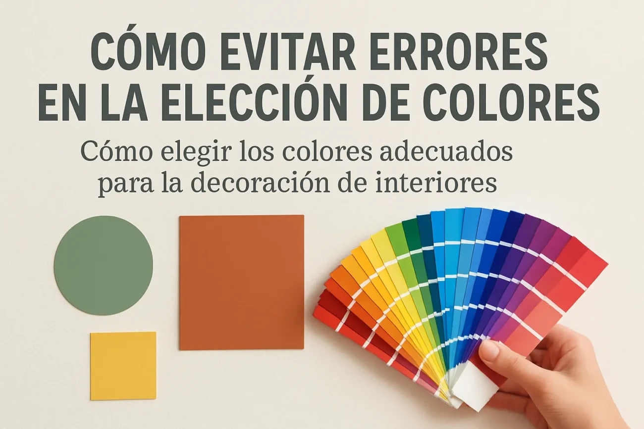 cómo evitar errores en la elección de colores Cómo elegir los colores adecuados para la decoración de interiores