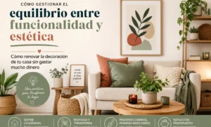 cómo gestionar el equilibrio entre funcionalidad y estética Cómo renovar la decoración de tu casa sin gastar mucho dinero