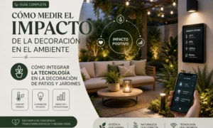 cómo medir el impacto de la decoración en el ambiente Cómo integrar la tecnología en la decoración de patios y jardines