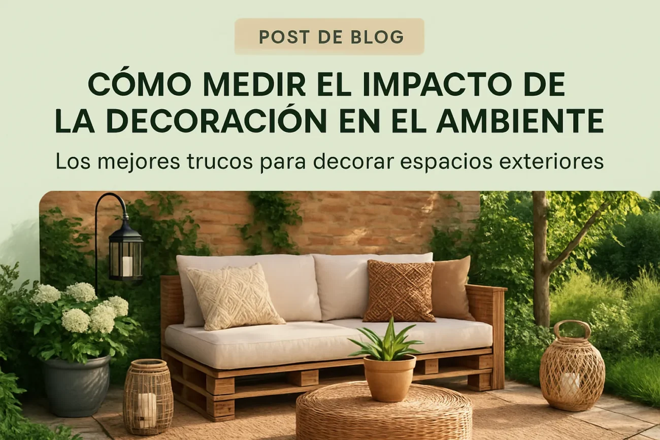 cómo medir el impacto de la decoración en el ambiente Los mejores trucos para decorar espacios exteriores