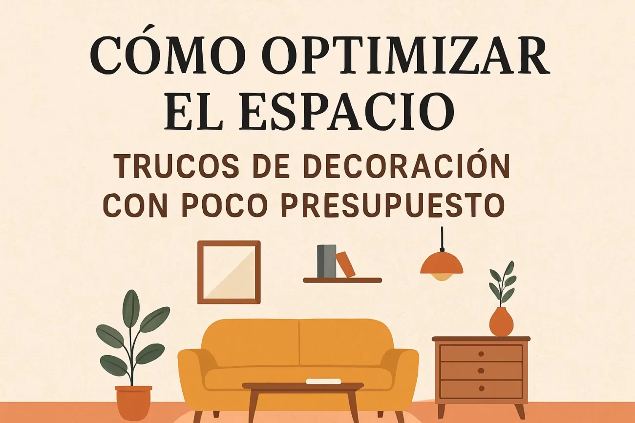 cómo optimizar el espacio en Trucos de decoración con poco presupuesto