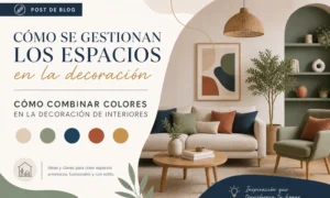 cómo se gestionan los espacios en la decoración Cómo combinar colores en la decoración de interiores