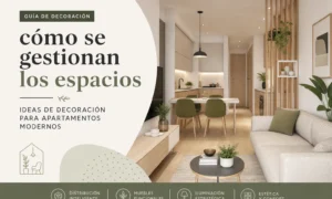 cómo se gestionan los espacios en la decoración Ideas de decoración para apartamentos modernos