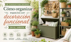 consejos para decorar Cómo organizar espacios con decoración funcional en el jardín
