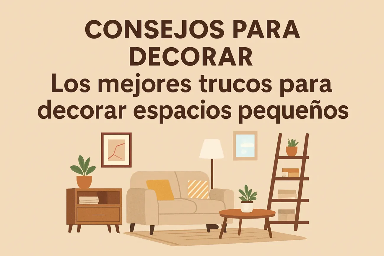 consejos para decorar Los mejores trucos para decorar espacios pequeños