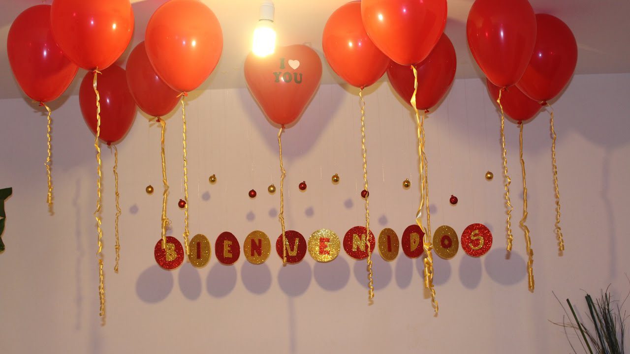 decoración en Bienvenida