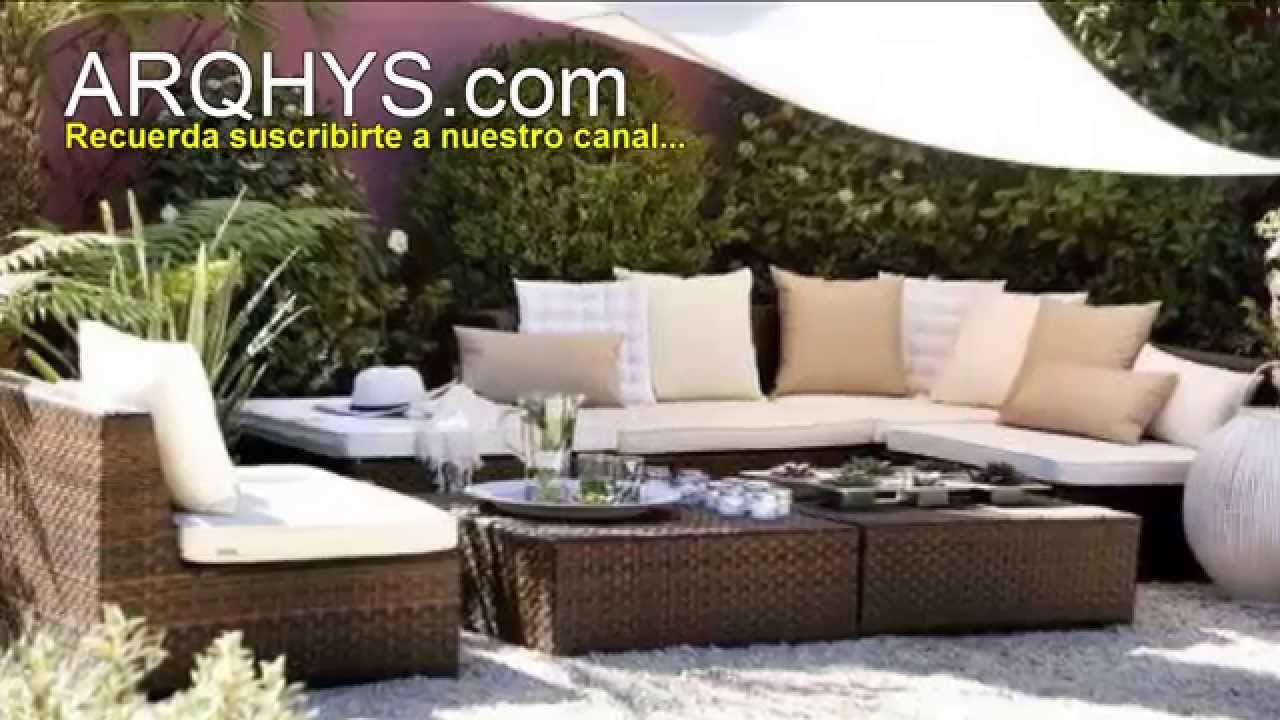 diferencias entre estilos de decoración exterior Cómo distribuir los muebles en un patio reducido