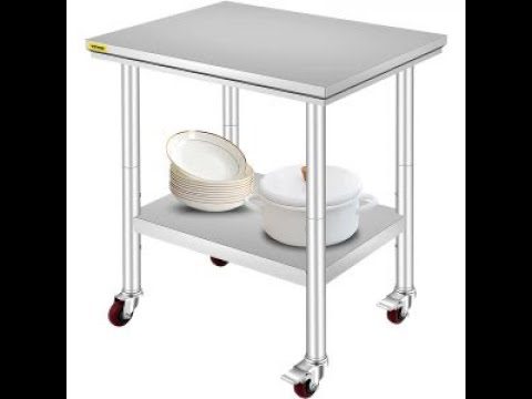 mesa de trabajo de cocina