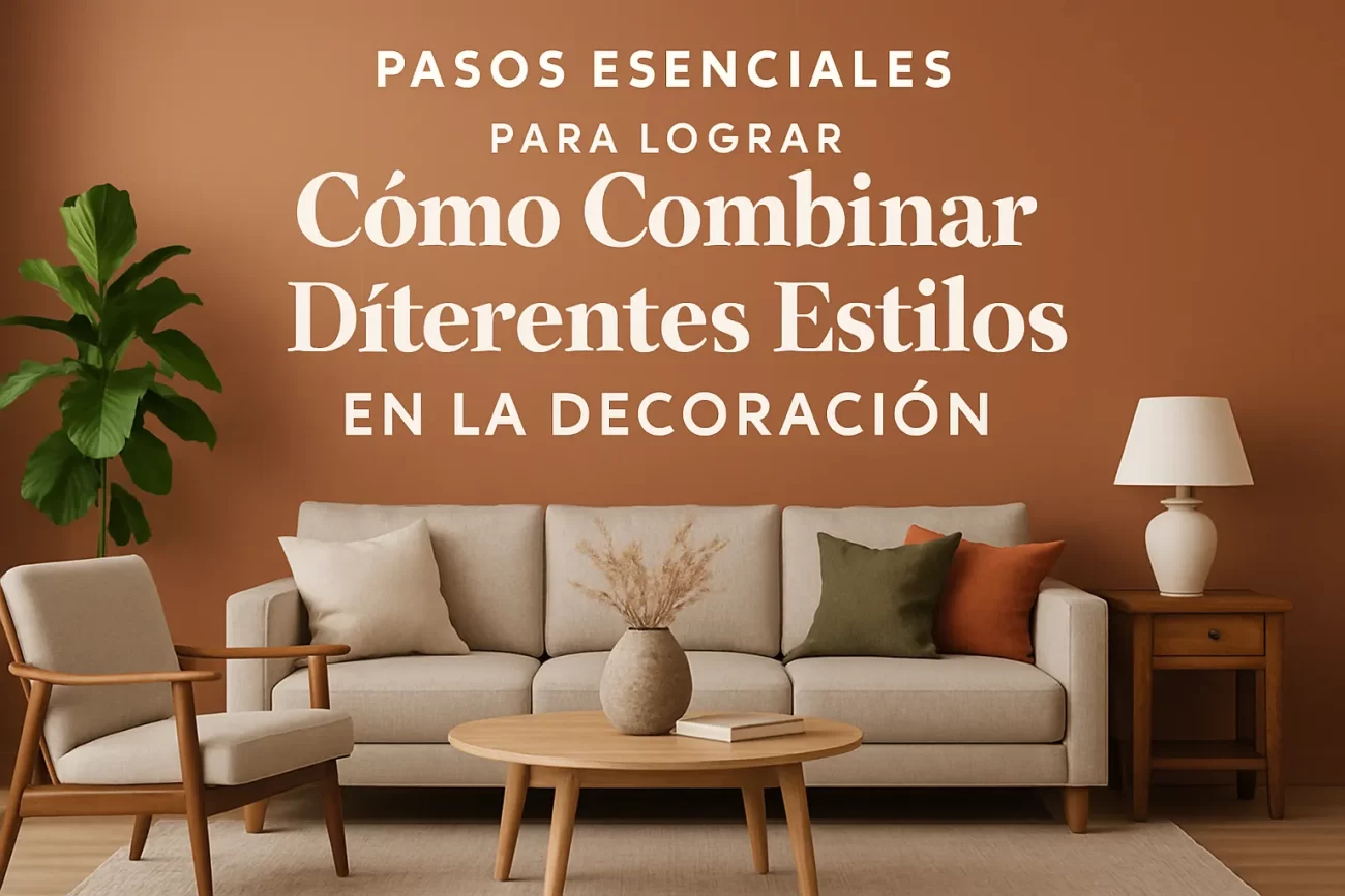 pasos esenciales para lograr Cómo combinar muebles de diferentes estilos en la decoración
