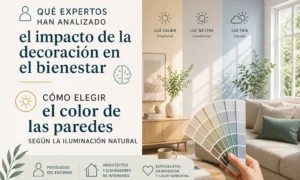 qué expertos han analizado el impacto de la decoración en el bienestar Cómo elegir el color de las paredes según la iluminación natural