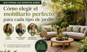 qué opinan los expertos sobre Cómo elegir el mobiliario perfecto para cada tipo de jardín