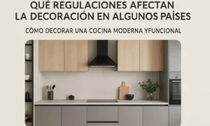 qué regulaciones afectan la decoración en algunos países Cómo decorar una cocina moderna y funcional