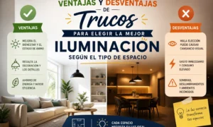 ventajas y desventajas de Trucos para elegir la mejor iluminación según el tipo de espacio